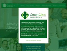 Tablet Screenshot of green-clinic.com